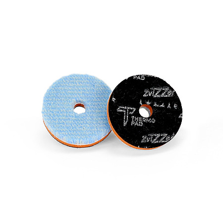 Pad abraziv din lana hibrida pentru orbitala Zvizzer Thermo Hybrid Wool Cutting Pad, taler 80mm